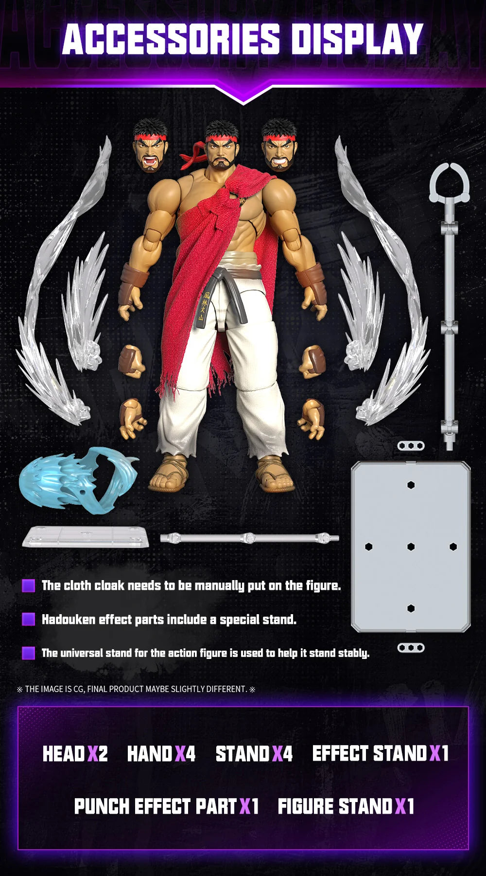52Toys : Street Fighter 6 - Ryu Action Figure