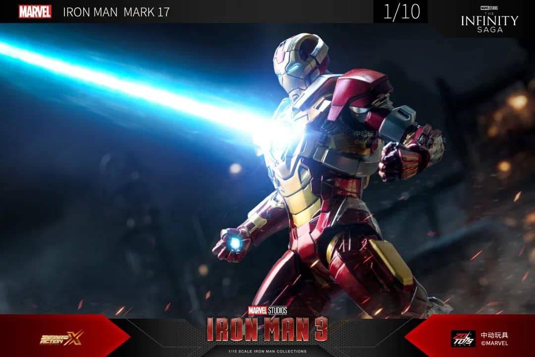 ZD Toys Iron Man Mark 17 (XVII) Action Figure ( No Light Up Function )