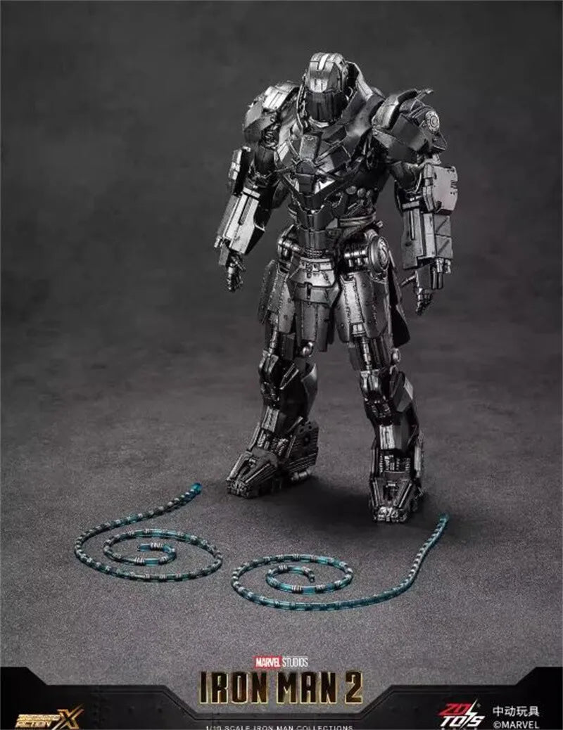 ZD Toys Iron Man 2 (II) - Whiplash Mark 2 Action Figure ( w Light Up Function )