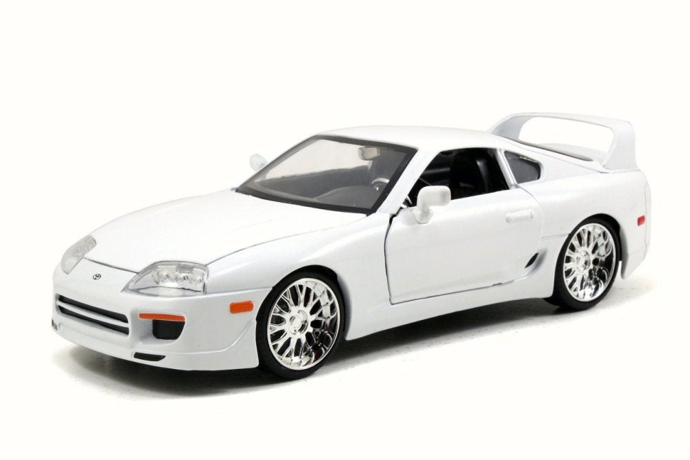 Jada Toys Fast & Furious 1:32 Fast & Furious Brian's Toyota Supra, White Die-cast Car