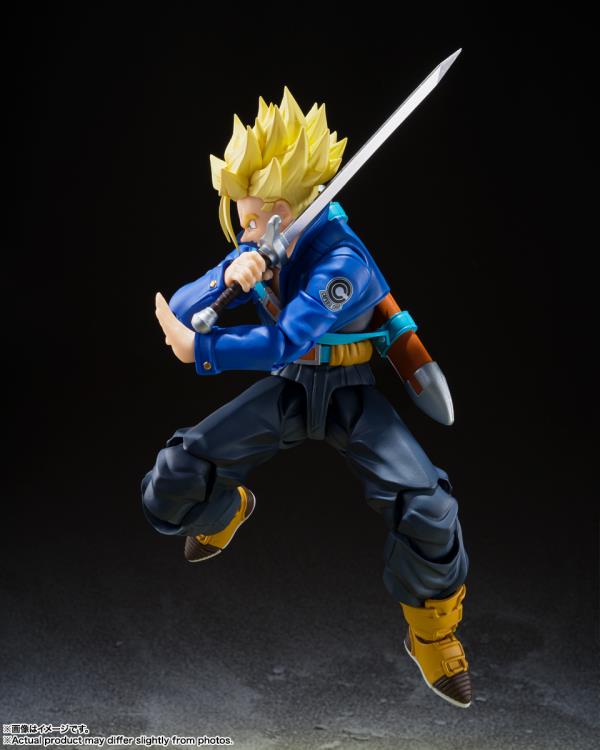 Bandai S.H.Figuarts: Dragon Ball Z – Super Saiyan Trunks (The Boy from the Future) Action Figure