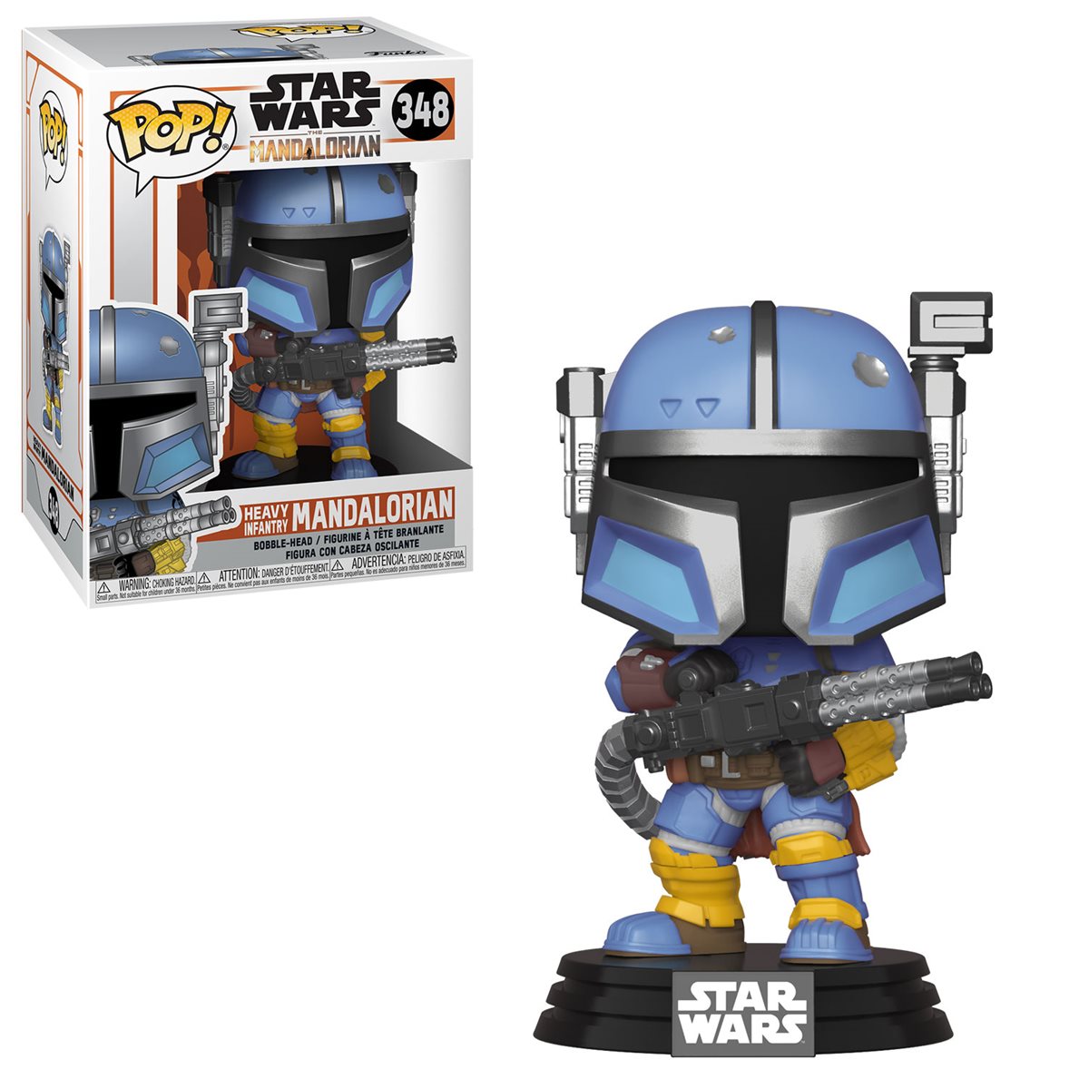 Funko POP! Star Wars: The Mandalorian Heavy Infantry Mandalorian Vinyl Figure #348