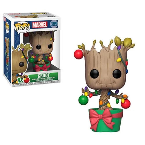Funko POP! Marvel: Holiday Groot with Lights #399