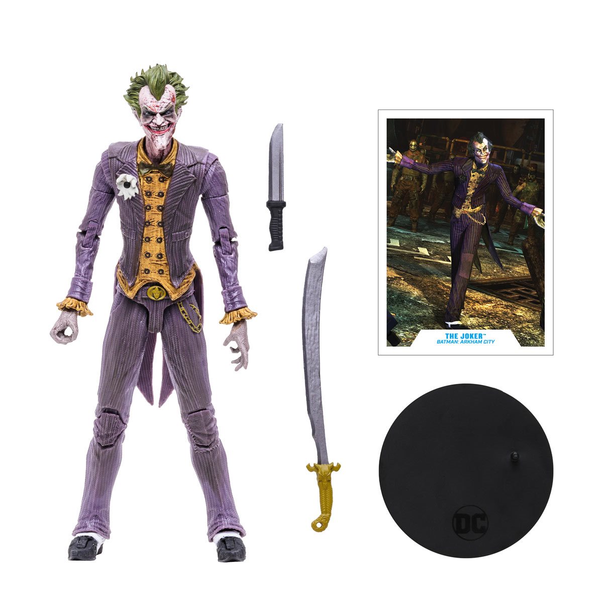Mcfarlane DC Multiverse Gaming Batman: Arkham City The Joker Action Figure