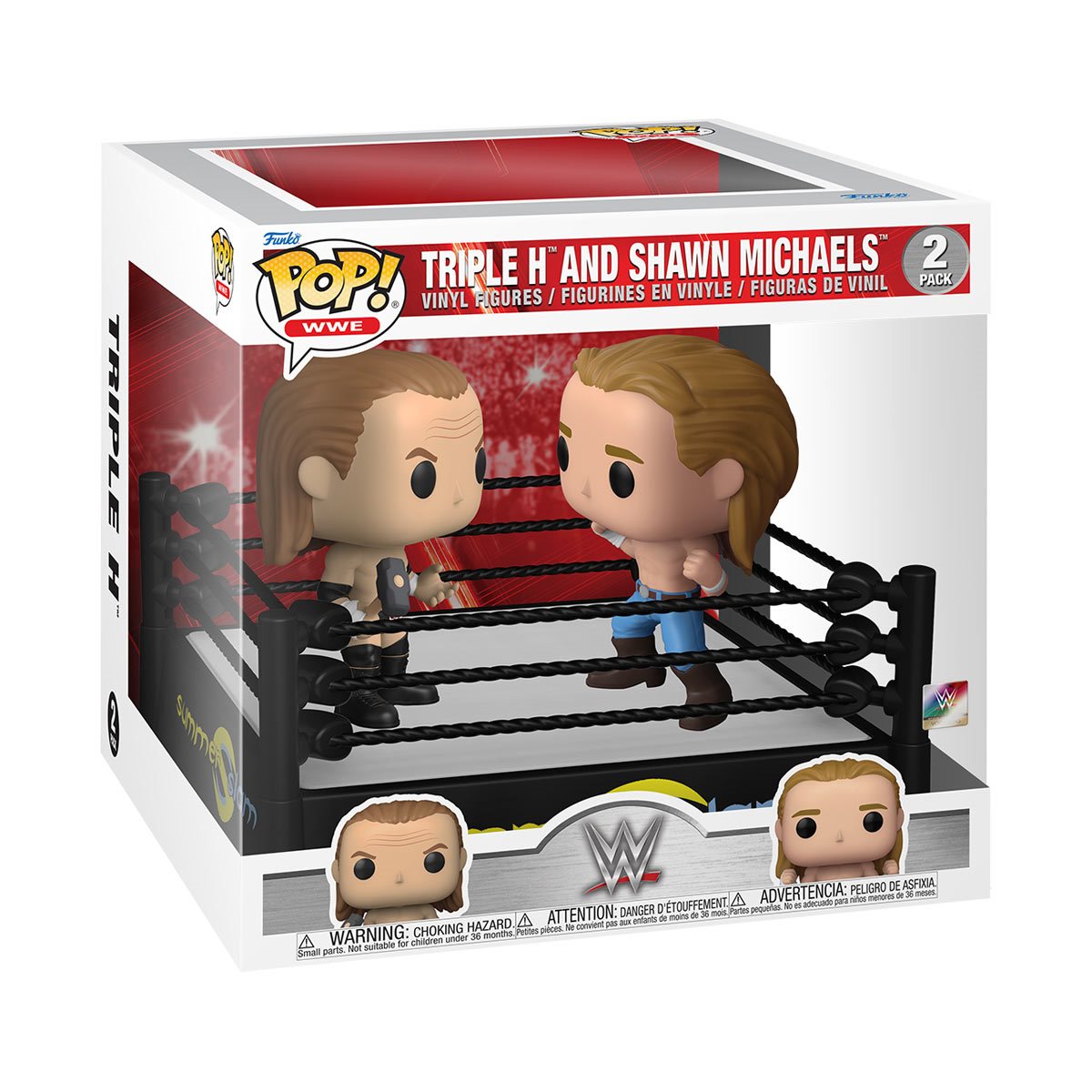 Funko POP! Moment WWE: SummerSlam - Triple H and Shawn Michaels 2-Pack #2