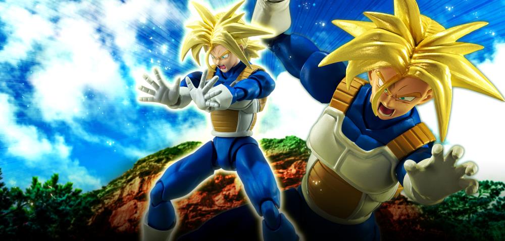 Bandai S.H. Figuarts: Dragon Ball Z - Super Saiyan Trunks (Latent Power) Action Figure