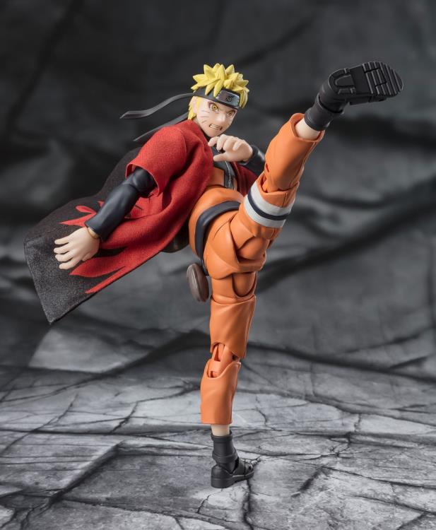 Bandai S.H.Figuarts: Naruto Shippuden - Naruto Uzumaki (Sage Mode Savior of Konoha) Exclusive Action Figure