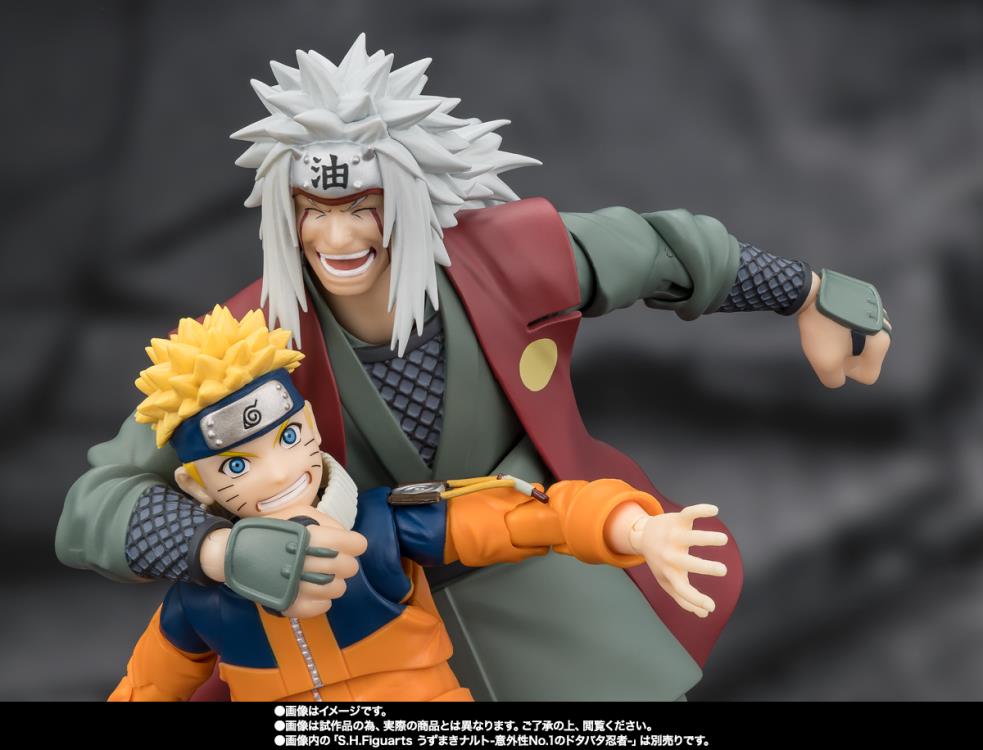 Bandai S.H.Figuarts: Naruto Shippuden – Jiraiya (Hidden Leaf Heroic Master Sage / Konoha’s Heroic Master Sage) Action Figure