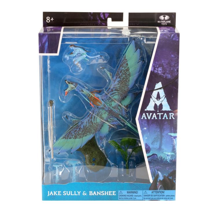 Mcfarlane Avatar - World of Pandora Banshee Rider Jake Sully Deluxe Figure Set