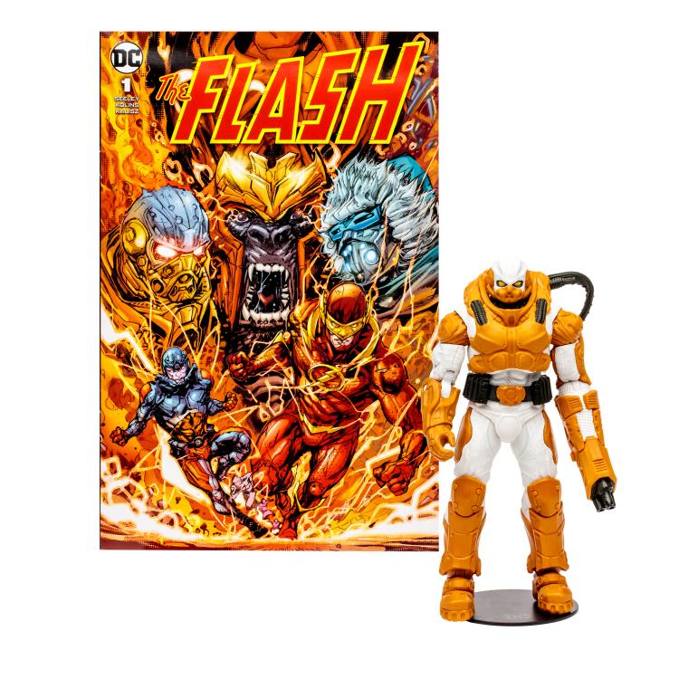 Mcfarlane DC Multiverse: The Flash: Page Punchers - Heat Wave with Com