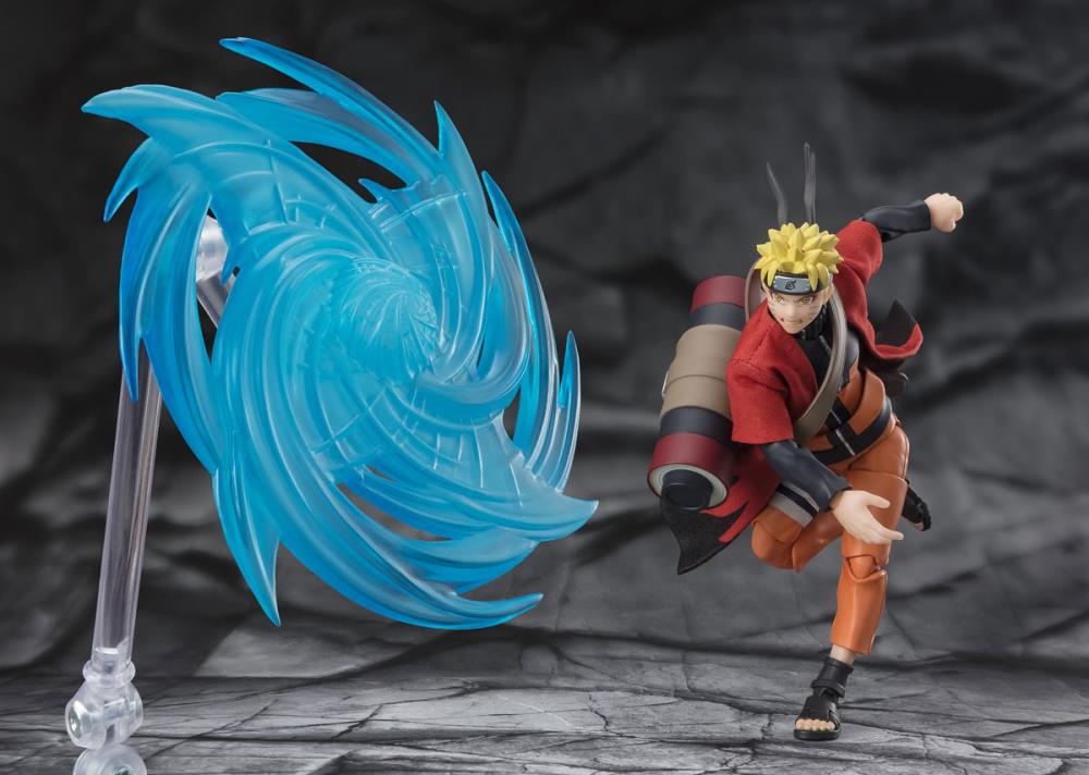 Bandai S.H.Figuarts: Naruto Shippuden - Naruto Uzumaki (Sage Mode Savior of Konoha) Exclusive Action Figure