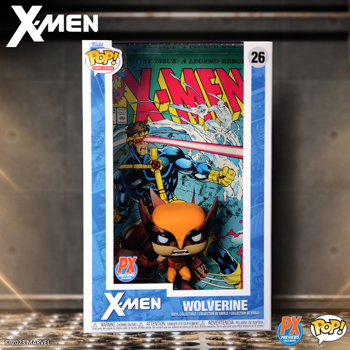 Funko Pop! X-Men :X-Men #1 (1991) Wolverine Comic Cover
