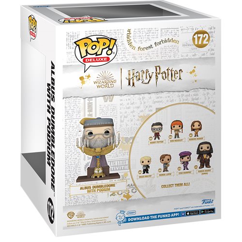 Funko POP! Harry Potter: Harry Potter - Harry Potter and the Prisoner of Azkaban - Albus Dumbledore with Podium (Deluxe) #172