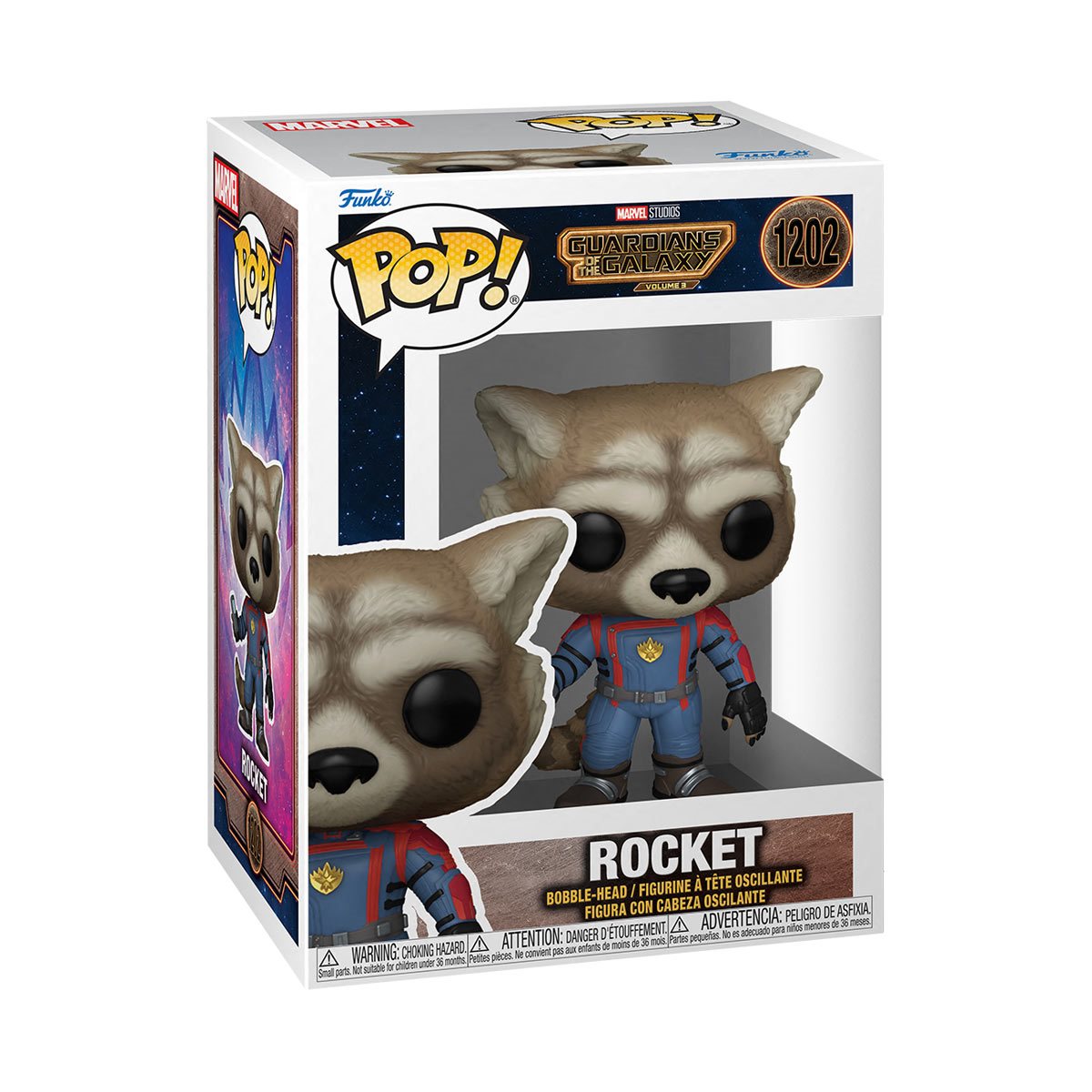 Funko POP! Marvel : Guardians of the Galaxy Volume 3 - Rocket #1202