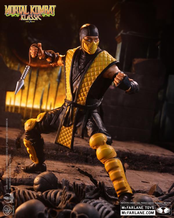 Mcfarlane Toys: Mortal Kombat Klassic - Scorpion 7-inch Action Figure