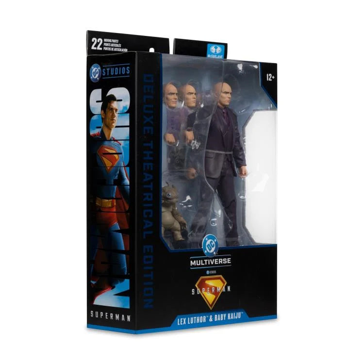 Mcfarlane DC Multiverse:  Superman (2025) - Lex Luthor & Baby Kaiju (Deluxe Theatrical Edition) Action Figure