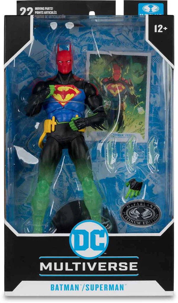 Mcfarlane DC Multiverse - Batman Superman Fusion World's Finest Action Figure (CHASE)