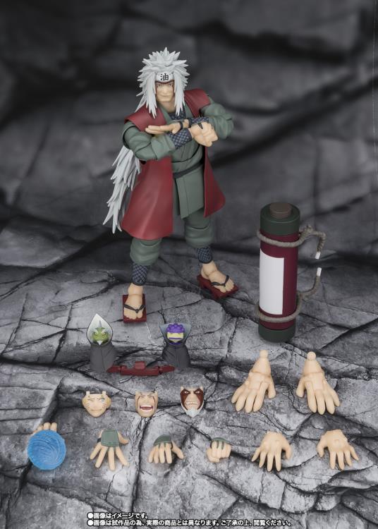 Bandai S.H.Figuarts: Naruto Shippuden – Jiraiya (Hidden Leaf Heroic Master Sage / Konoha’s Heroic Master Sage) Action Figure