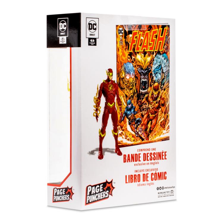 Mcfarlane DC Multiverse: The Flash: Page Punchers - The Flash (Barry Allen) with Comic