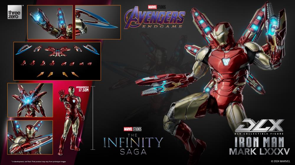 ThreeZero Avengers: The Infinity Saga - DLX Iron Man Mark 85 Action Figure