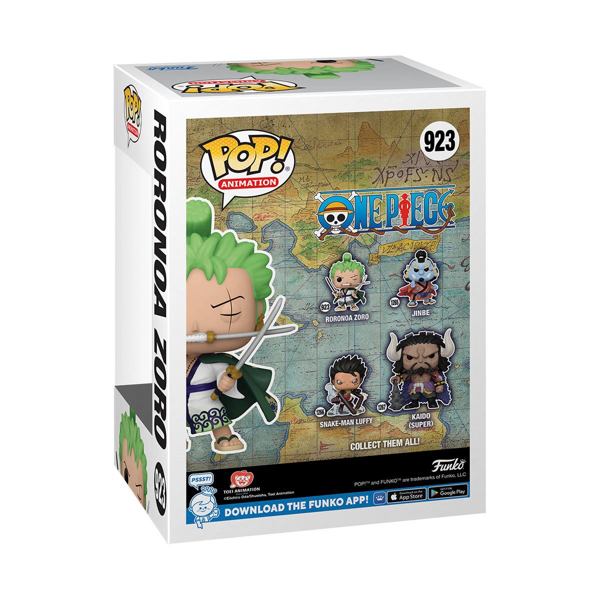 Funko POP! Animatiom: One Piece Roronoa Zoro #923 - Main Image