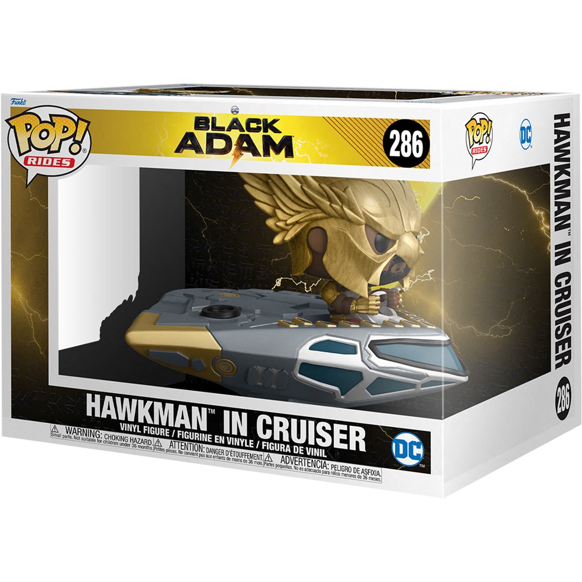 Funko Pop! Ride: Black Adam - Hawkman in Cruiser Super Deluxe