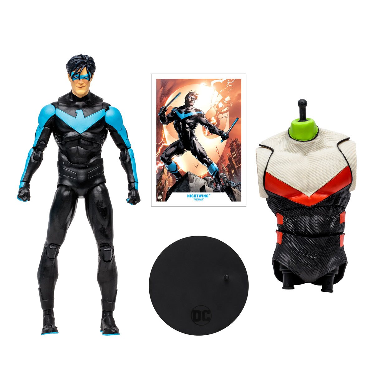 Mcfarlane DC Multiverse: Build-A Wave Titans - Nightwing Action Figure