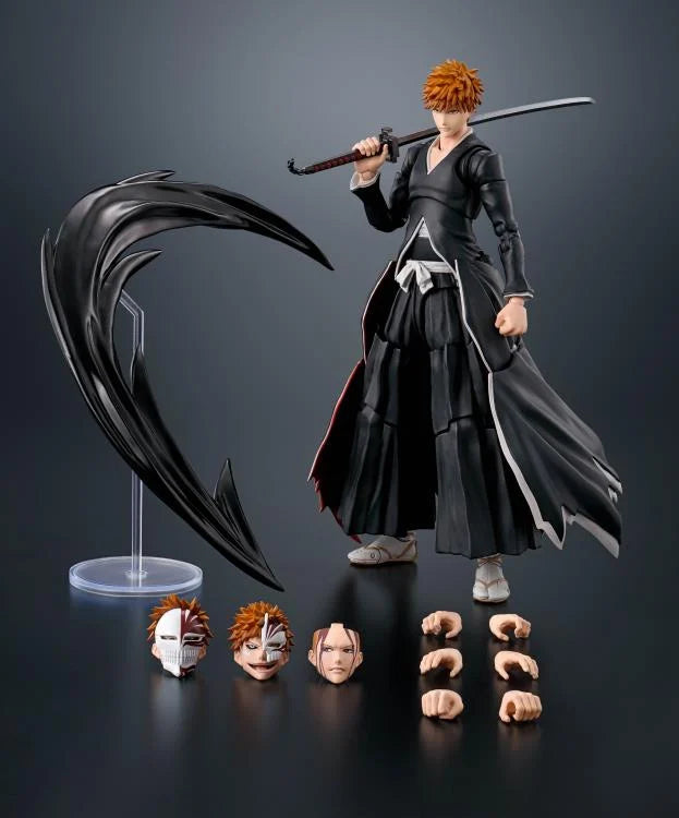 Bandai S.H.Figuarts - Bleach: Ichigo Kurosaki (Getsugatensho Ver.) Action Figure