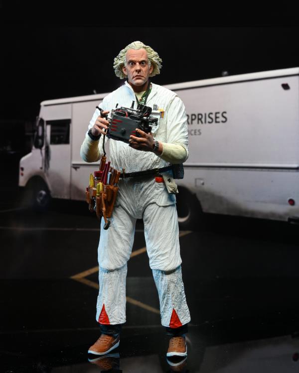 *Distressed Box* NECA: Back to the Future - Ultimate Doc Brown (Hazmat Suit) Action Figure