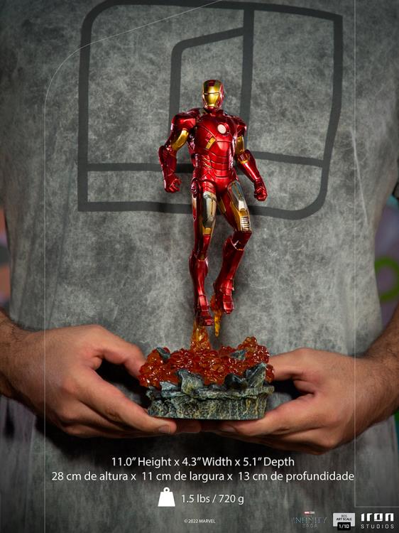 Iron Studios The Infinity Saga: Battle Diorama Series - Iron Man (Battle of New York) 1/10 Art Scale Limited Edition Statue