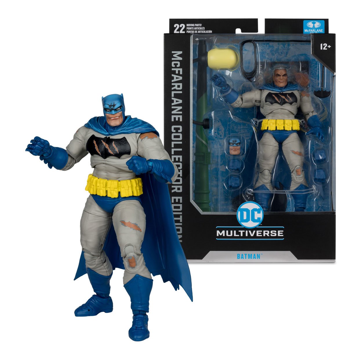 Mcfarlane DC Multiverse - Collector Edition: Batman Dark Knight Returns Battle Damage Blue Outfit Action Figure