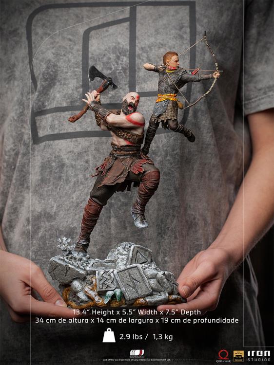 Iron Studios: God of War Battle Diorama Series - Kratos & Atreus Art Scale Limited Edition Statue