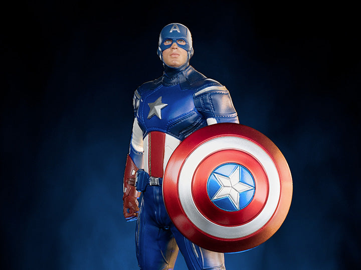 Iron Studios The Infinity Saga: Battle Diorama Series - Captain America (Battle of New York) 1/10 Art Scale Limited Edition Statue