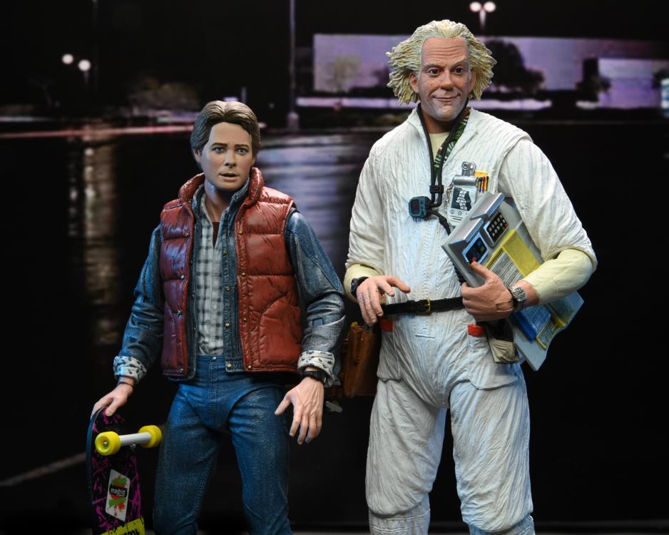 *Distressed Box* NECA: Back to the Future - Ultimate Doc Brown (Hazmat Suit) Action Figure