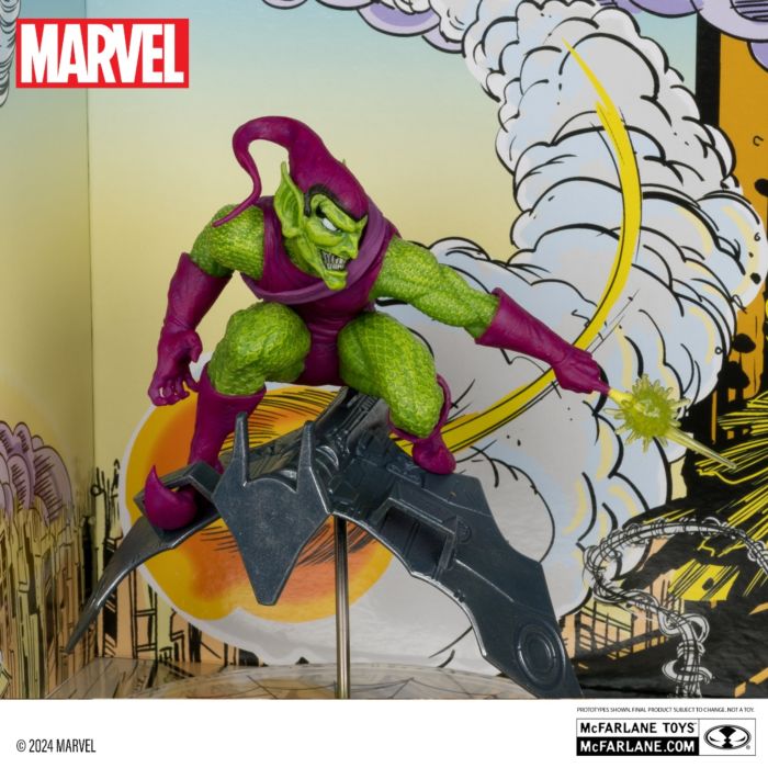 Mcfarlane Marvel Comics: The Amazing Spider-Man #312 - Green Goblin 1/10 Scale Collectible (Platinum Edition)