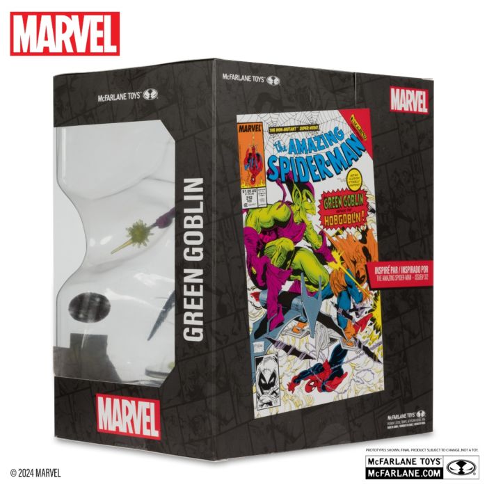 Mcfarlane Marvel Comics: The Amazing Spider-Man #312 - Green Goblin 1/10 Scale Collectible (Platinum Edition)
