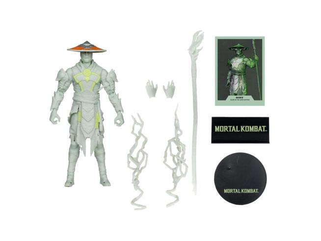 Mcfarlane Mortal Kombat - Glow in The Dark Edition Raiden (Gold Label) Action Figure