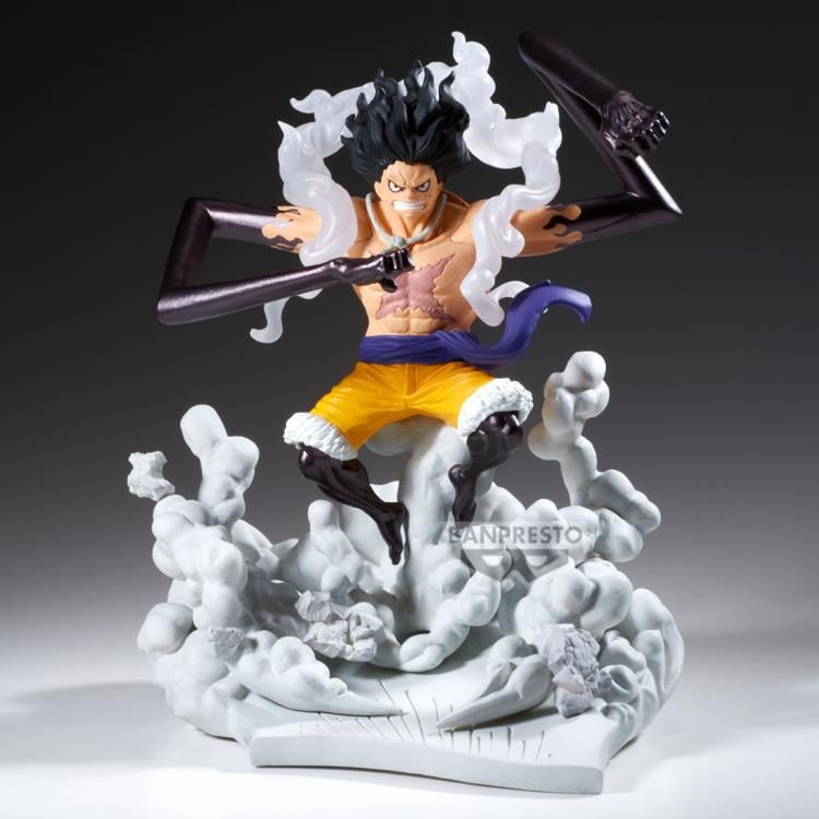 Banpresto One Piece Senkozekkei Figure - Monkey D. Luffy (Gear 4)