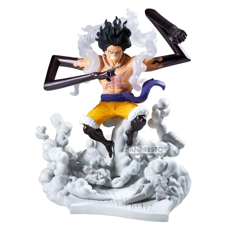 Banpresto One Piece Senkozekkei Figure - Monkey D. Luffy (Gear 4)