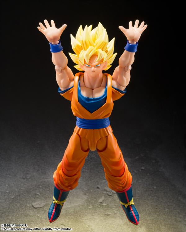 Bandai S.H.Figuarts: Dragon Ball Z – Super Saiyan Son Goku (The Games Begin) Action Figure
