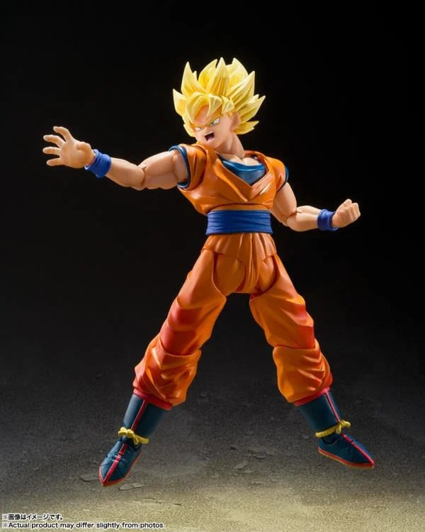Bandai S.H.Figuarts: Dragon Ball Z – Super Saiyan Son Goku (The Games Begin) Action Figure