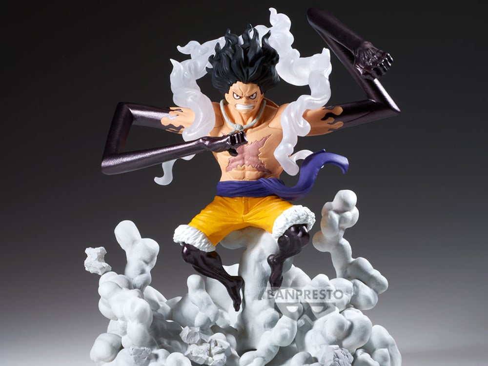 Banpresto One Piece Senkozekkei Figure - Monkey D. Luffy (Gear 4)
