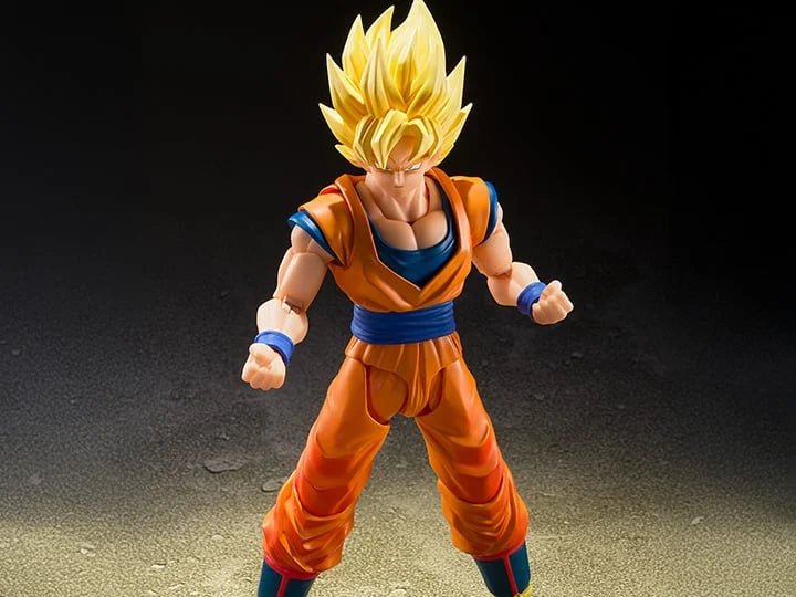 Bandai S.H.Figuarts: Dragon Ball Z – Super Saiyan Son Goku (The Games Begin) Action Figure