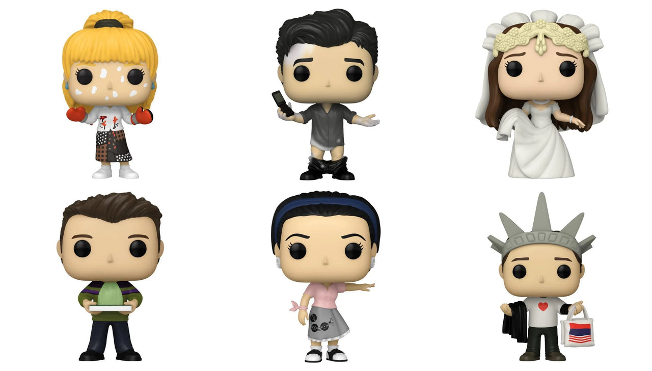 Funko POP! Television: FRIENDS Set - Ross, Rachel, Joey, Chandler, Phoebe, Monica