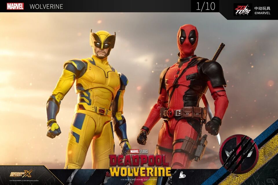 ZD Toys: Deadpool and Wolverine - Deadpool  1:10 Scale Action Figure