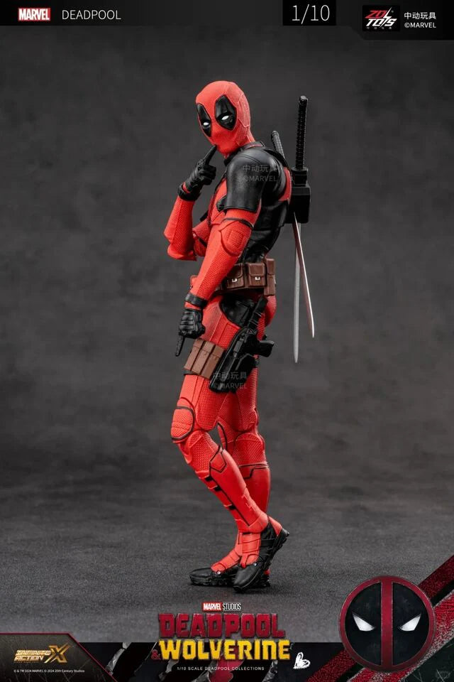 ZD Toys: Deadpool and Wolverine - Deadpool  1:10 Scale Action Figure