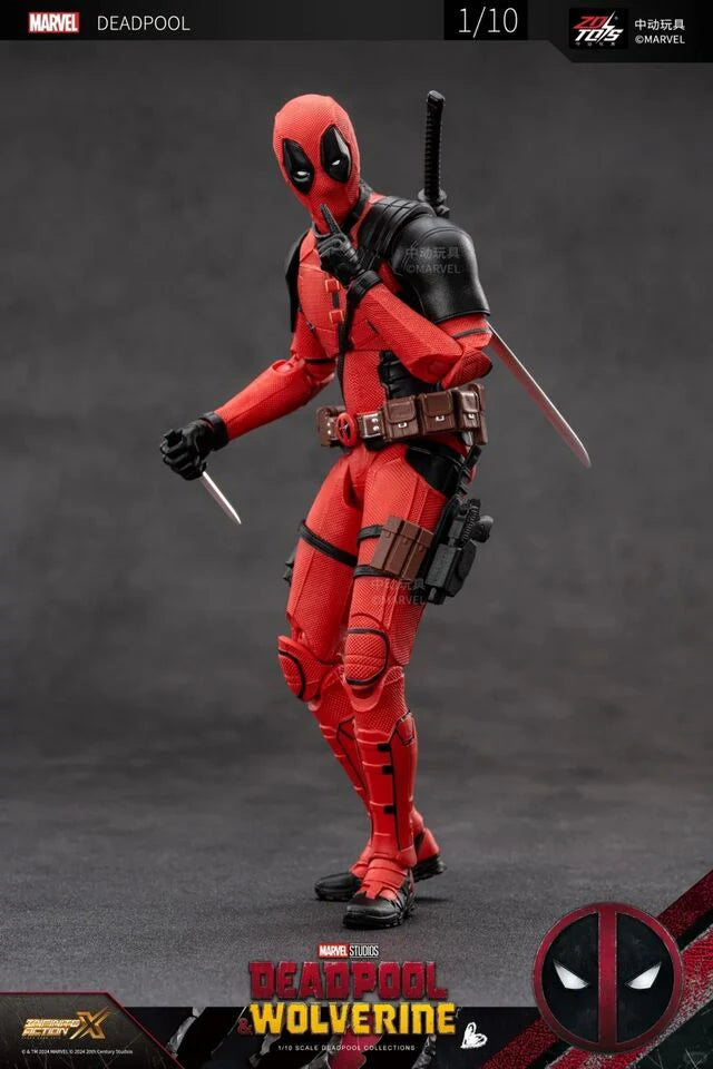 ZD Toys: Deadpool and Wolverine - Deadpool  1:10 Scale Action Figure