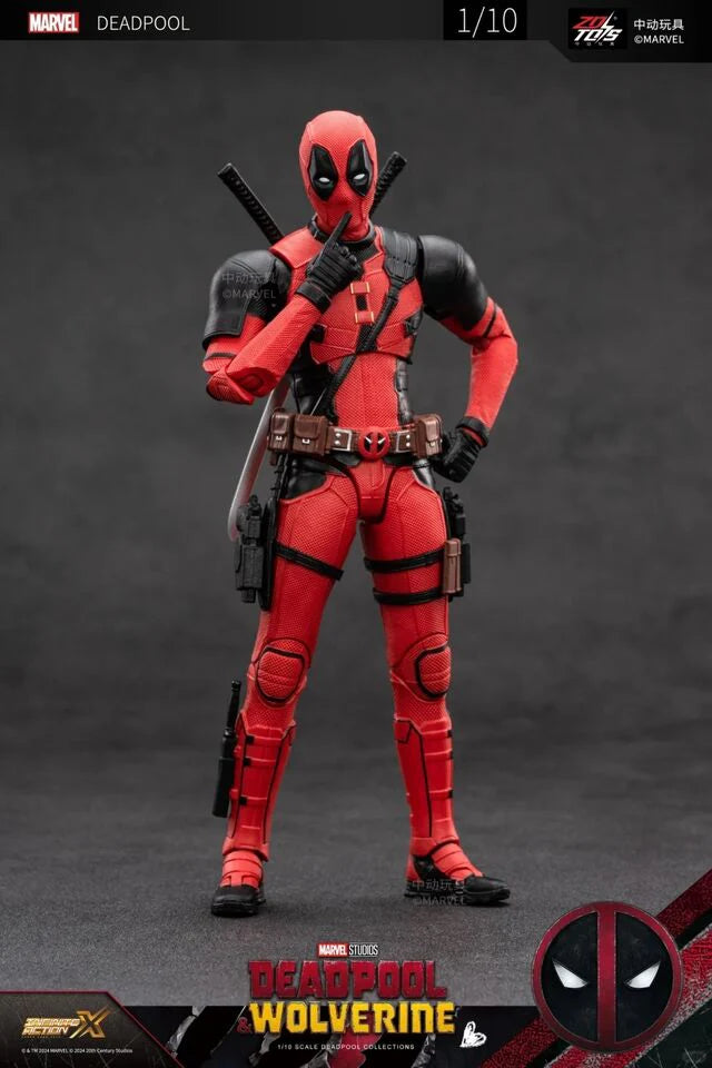 ZD Toys: Deadpool and Wolverine - Deadpool  1:10 Scale Action Figure