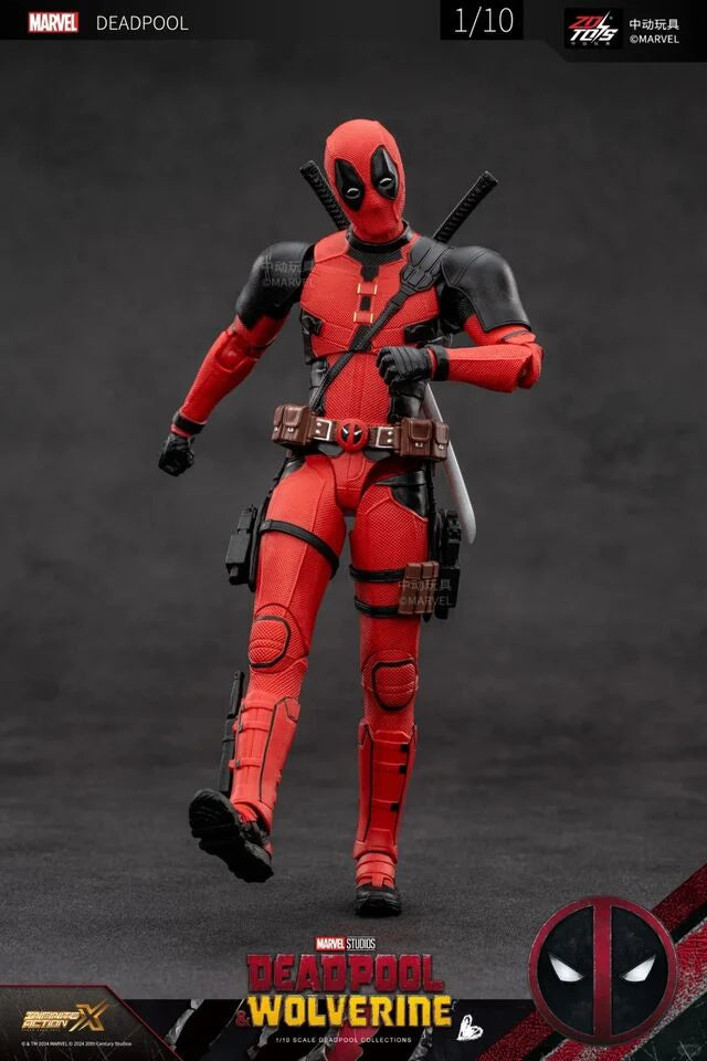 ZD Toys: Deadpool and Wolverine - Deadpool  1:10 Scale Action Figure