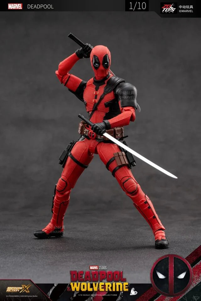 ZD Toys: Deadpool and Wolverine - Deadpool  1:10 Scale Action Figure